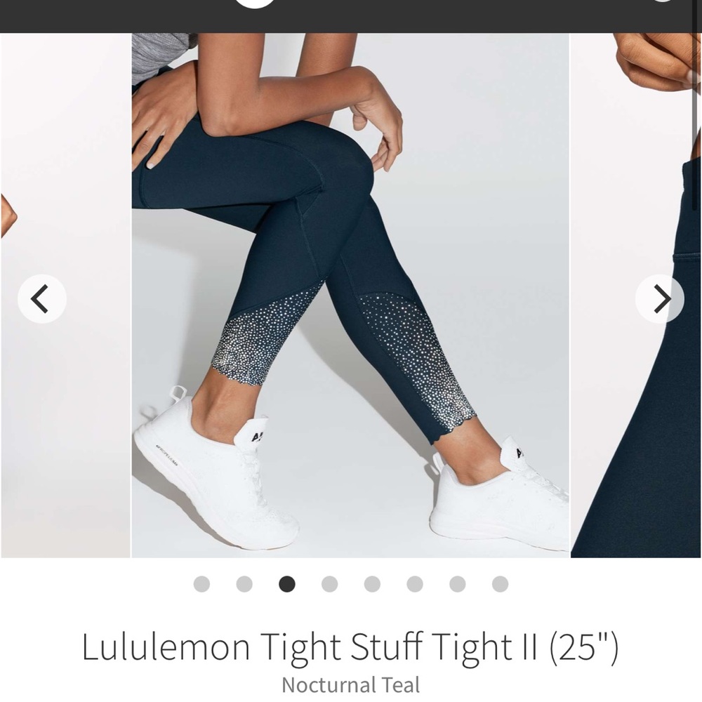 Lululemon Tight Stuff Tight Navy 25” Leggings size 4